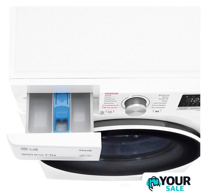 Стирально-сушильная машина LG F2V5HG0W - Изображение №8 — Интернет-магазин Your Sale