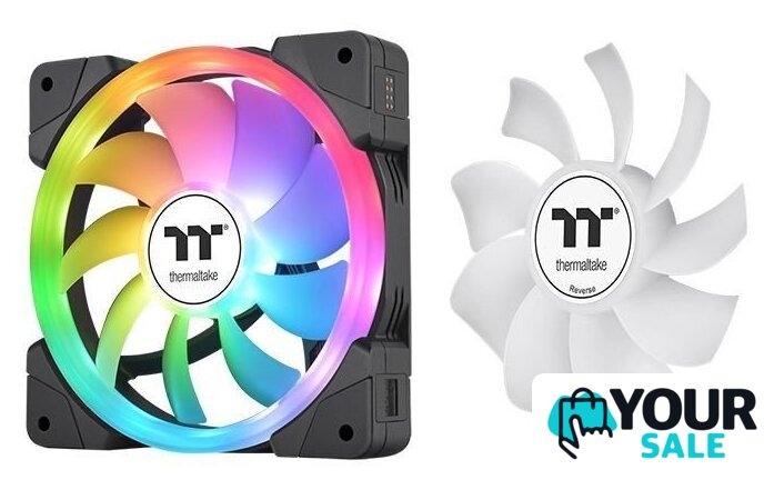 Комплект вентиляторов для корпуса Thermaltake Swafan EX12 ARGB TT Premium Edition 3-Fan Pack CL-F167-PL12SW-A - Изображение №5 — Интернет-магазин Your Sale