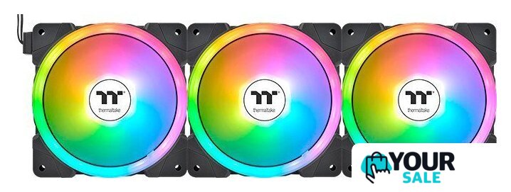Комплект вентиляторов для корпуса Thermaltake Swafan EX12 ARGB TT Premium Edition 3-Fan Pack CL-F167-PL12SW-A - Изображение №1 — Интернет-магазин Your Sale