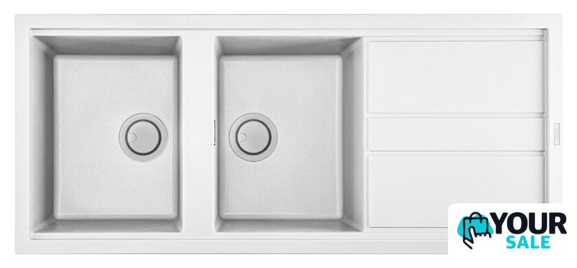 Кухонная мойка Elleci Best 500 White K96 - Изображение №1 — Интернет-магазин Your Sale