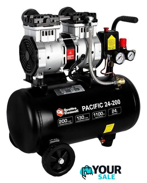 Компрессор Quattro Elementi Pacific 24-200 - Изображение №2 — Интернет-магазин Your Sale