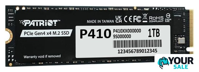 SSD Patriot P410 1TB P410P1TBM28H - Изображение №2 — Интернет-магазин Your Sale