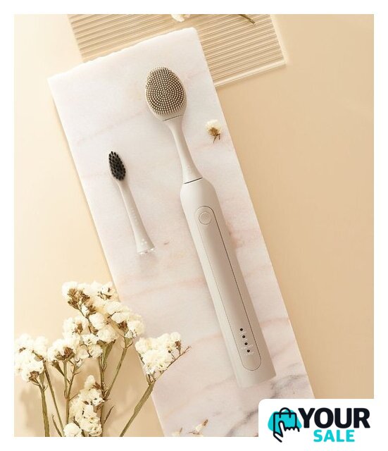 Электрическая зубная щетка Seysso Color Basic Stone Beige Beauty Collection - Изображение №2 — Интернет-магазин Your Sale