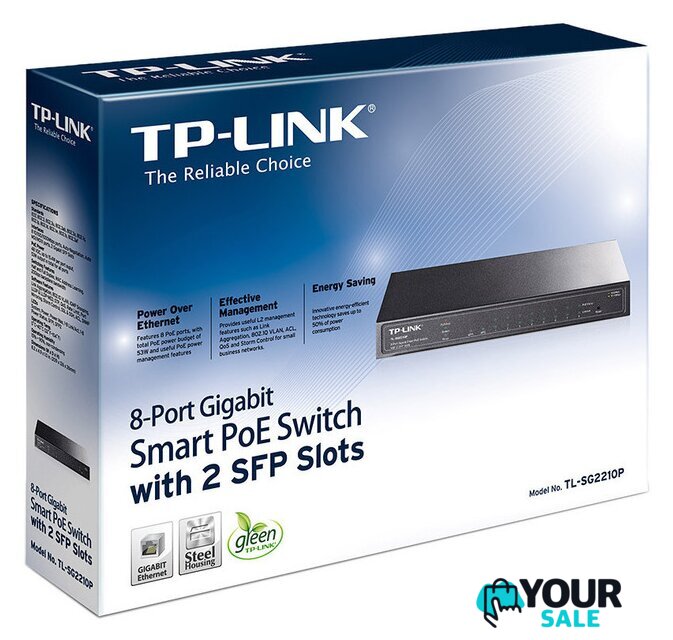 Управляемый коммутатор 2-го уровня TP-Link TL-SG2210P - Изображение №3 — Интернет-магазин Your Sale