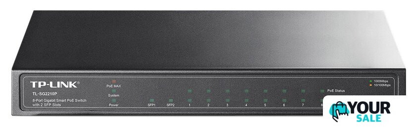 Управляемый коммутатор 2-го уровня TP-Link TL-SG2210P - Изображение №1 — Интернет-магазин Your Sale