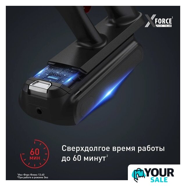 Пылесос Tefal X-Force Flex 13.60 TY9A73WO - Изображение №5 — Интернет-магазин Your Sale