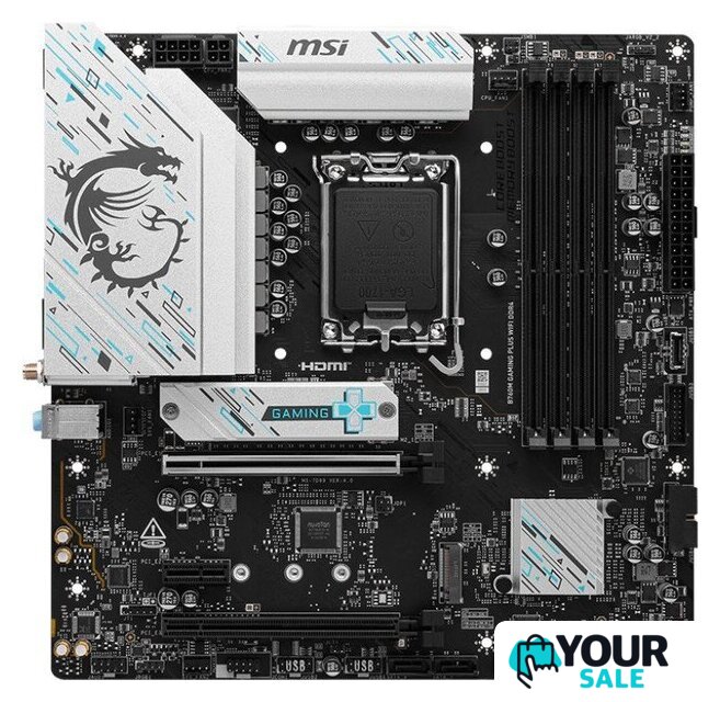 Материнская плата MSI B760M Gaming Plus WiFi DDR4 - Изображение №1 — Интернет-магазин Your Sale