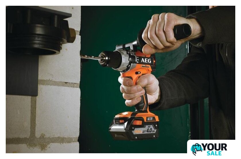 Ударная дрель-шуруповерт AEG Powertools BSB 18C2BL LI-402C 4935464097 (с 2-мя АКБ, кейс) - Изображение №3 — Интернет-магазин Your Sale