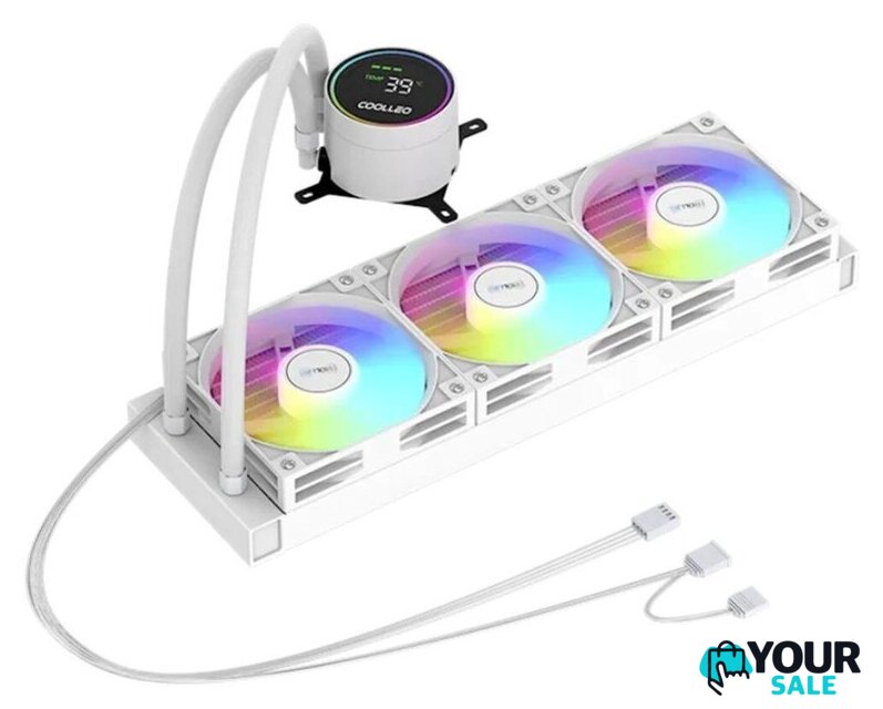 Система жидкостного охлаждения для процессора Coolleo Ice Fairy Dig 360 Lite (белый) - Изображение №2 — Интернет-магазин Your Sale