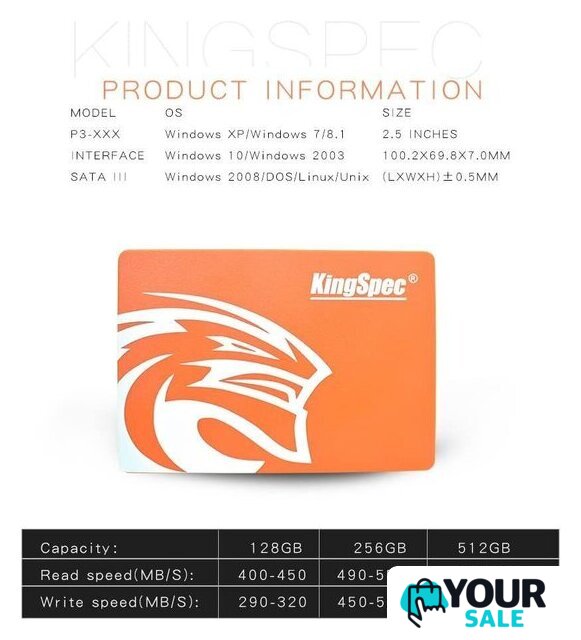 SSD KingSpec P3 1TB - Изображение №6 — Интернет-магазин Your Sale