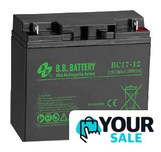 Аккумулятор для ИБП B.B. Battery BC17-12 (12В/17 А·ч) - Изображение №1 — Интернет-магазин Your Sale