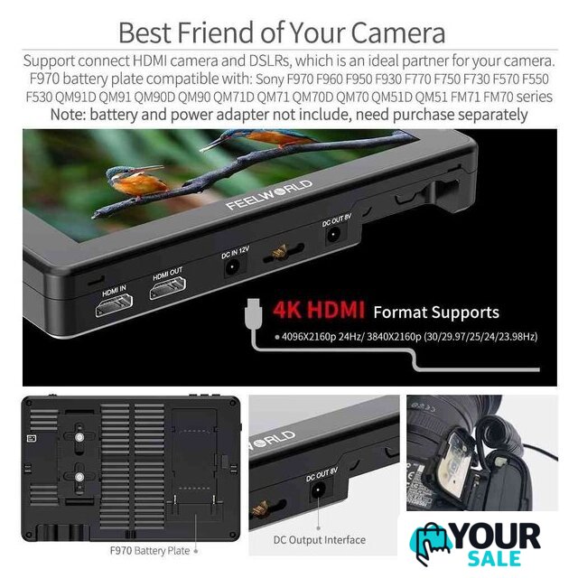 Накамерный монитор Feelworld LUT7 Pro 7