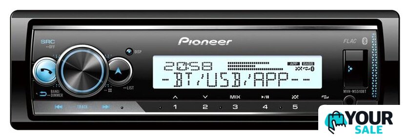 USB-магнитола Pioneer MVH-MS510BT - Изображение №1 — Интернет-магазин Your Sale