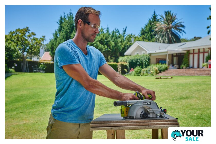 Дисковая (циркулярная) пила Ryobi R18CS7-0 5133002890 (без АКБ) - Изображение №3 — Интернет-магазин Your Sale