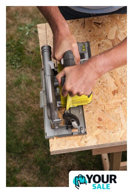 Дисковая (циркулярная) пила Ryobi R18CS7-0 5133002890 (без АКБ) - Изображение №12 — Интернет-магазин Your Sale