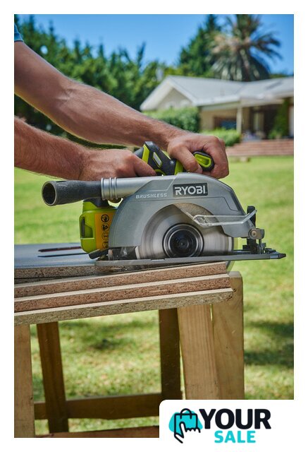 Дисковая (циркулярная) пила Ryobi R18CS7-0 5133002890 (без АКБ) - Изображение №5 — Интернет-магазин Your Sale