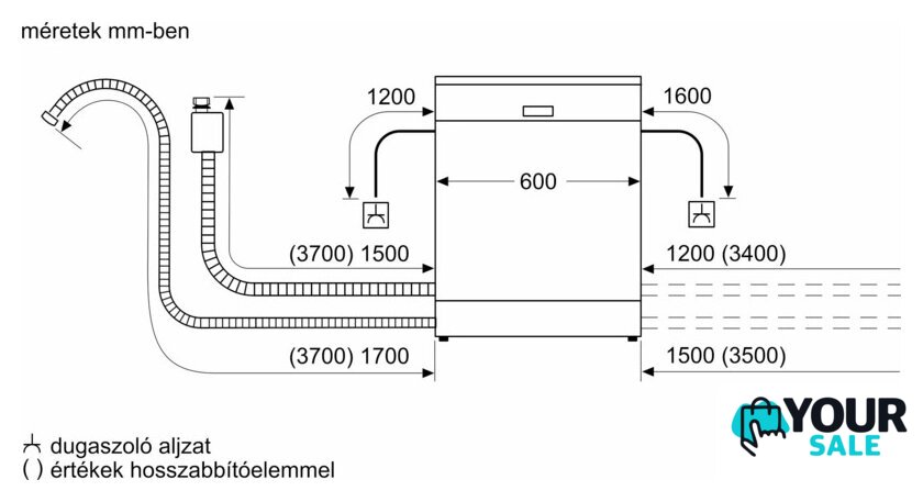 Встраиваемая посудомоечная машина Bosch Serie 6 SMV6ECX08E - Изображение №15 — Интернет-магазин Your Sale