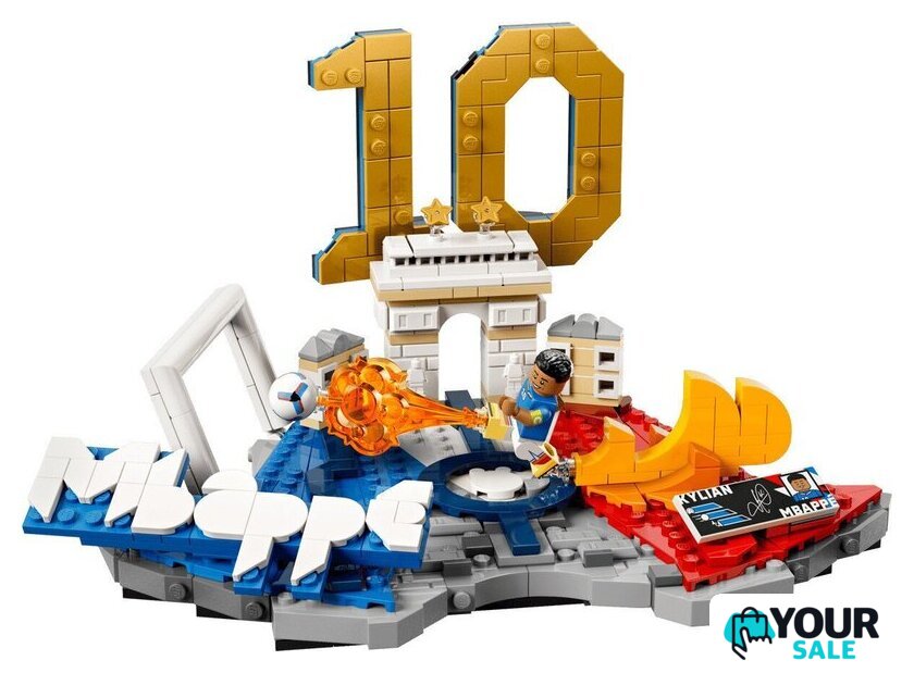 Конструктор LEGO Editions 43013 Килиан Мбаппе – лучшие моменты футбольного матча - Изображение №2 — Интернет-магазин Your Sale