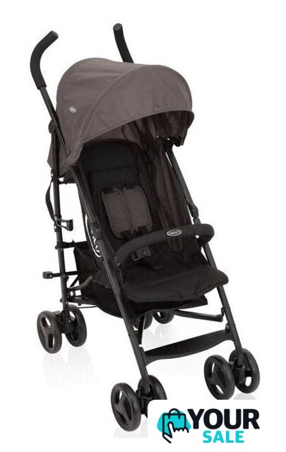 Коляска прогулочная «книга» Graco TraveLite (black/grey) - Изображение №1 — Интернет-магазин Your Sale