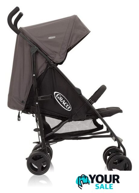 Коляска прогулочная «книга» Graco TraveLite (black/grey) - Изображение №2 — Интернет-магазин Your Sale