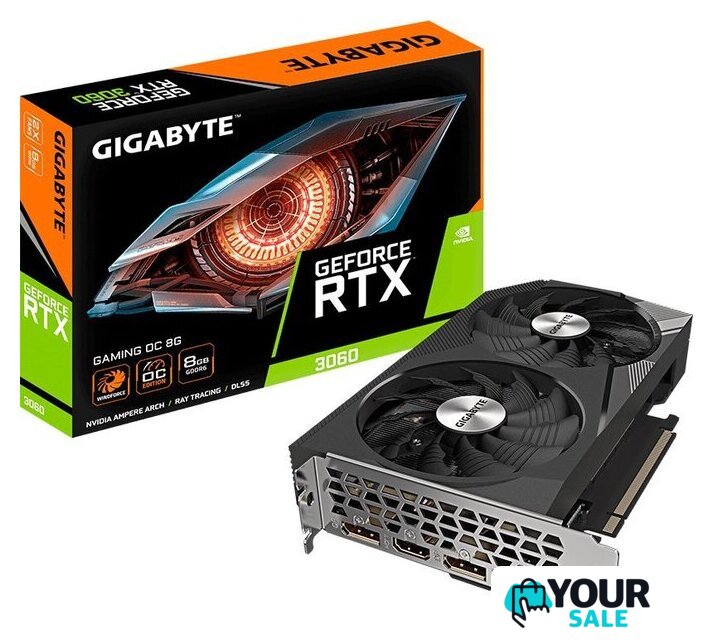 Видеокарта Gigabyte GeForce RTX 3060 Gaming OC 8G (rev. 2.0) GV-N3060GAMING OC-8GD 2.0 - Изображение №2 — Интернет-магазин Your Sale