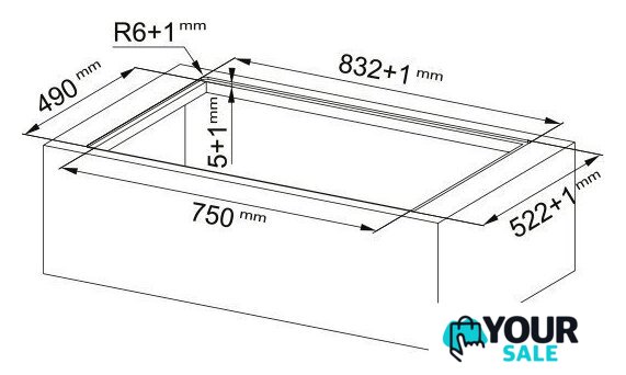 Варочная панель Franke Maris 2gether Minimal Black FMA 8381R HI 340.0705.337 - Изображение №6 — Интернет-магазин Your Sale