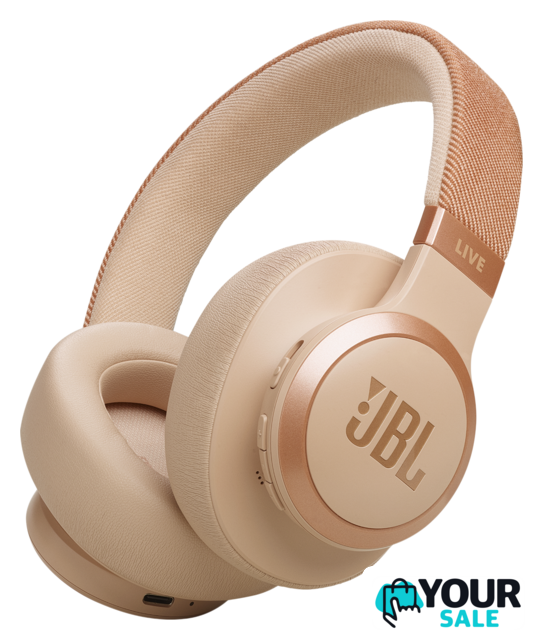 Наушники JBL Live 770NC (бежевый/золотистый) - Изображение №1 — Интернет-магазин Your Sale