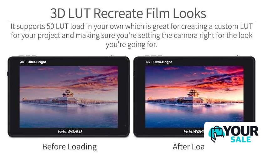 Накамерный монитор Feelworld LUT7 7