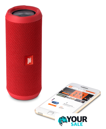 Беспроводная колонка JBL Flip 3 Red [JBLFLIP3RED] - Изображение №6 — Интернет-магазин Your Sale