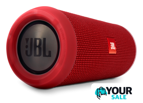Беспроводная колонка JBL Flip 3 Red [JBLFLIP3RED] - Изображение №3 — Интернет-магазин Your Sale
