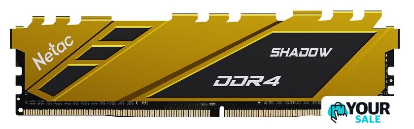 Оперативная память Netac Shadow 8ГБ DDR4 3200 МГц NTSDD4P32SP-08Y - Изображение №1 — Интернет-магазин Your Sale