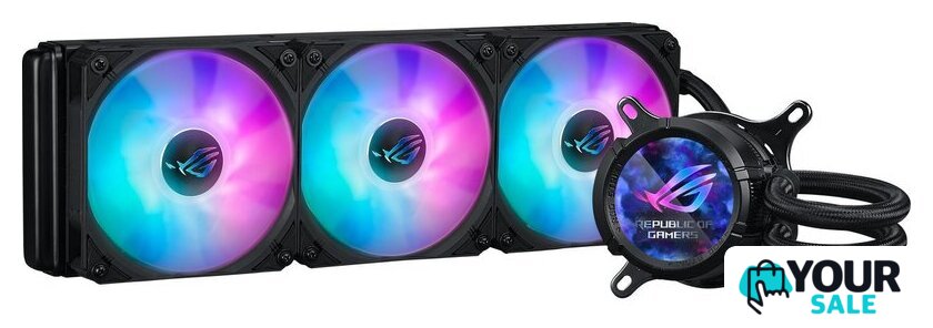 Система жидкостного охлаждения для процессора ASUS ROG Strix LC III 360 ARGB LCD - Изображение №1 — Интернет-магазин Your Sale