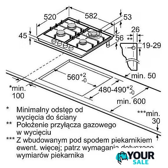 Варочная панель Bosch Serie 6 PCH6A5I90 - Изображение №6 — Интернет-магазин Your Sale