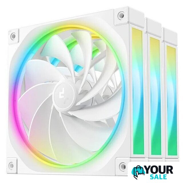 Комплект вентиляторов для корпуса DeepCool FL14R WH 3 IN 1 R-FL14R-WHAPN3-G - Изображение №1 — Интернет-магазин Your Sale