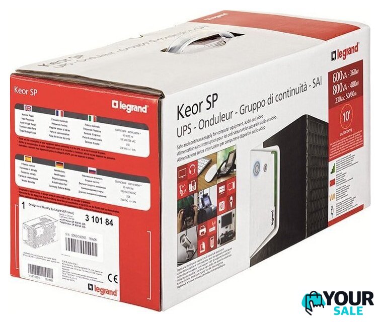 Источник бесперебойного питания Legrand Keor SP 800 ВА IEC 310183 - Изображение №3 — Интернет-магазин Your Sale