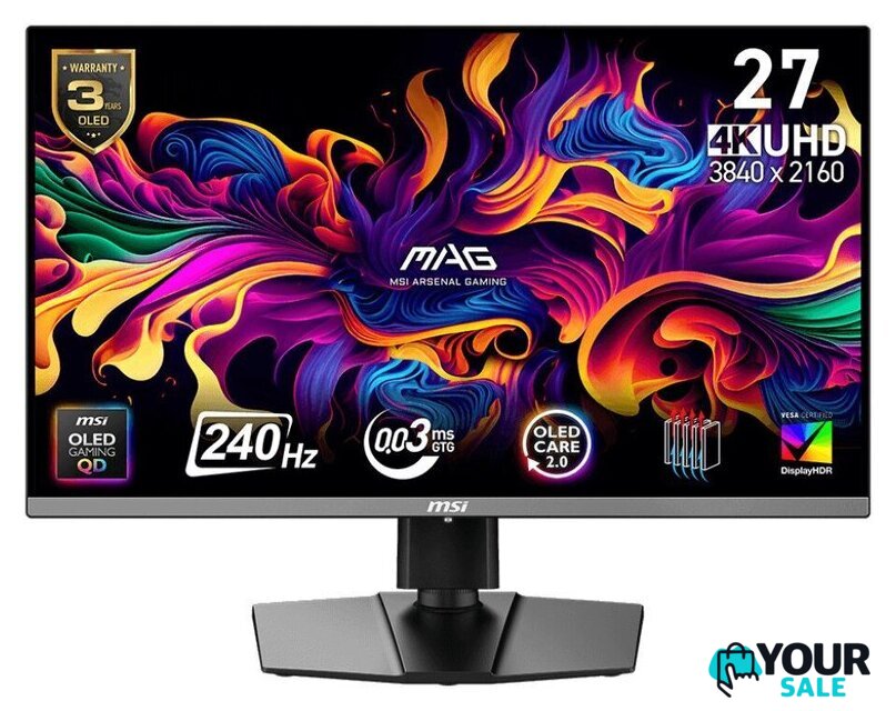 Игровой монитор MSI MAG 272UP QD-OLED X24 - Изображение №1 — Интернет-магазин Your Sale