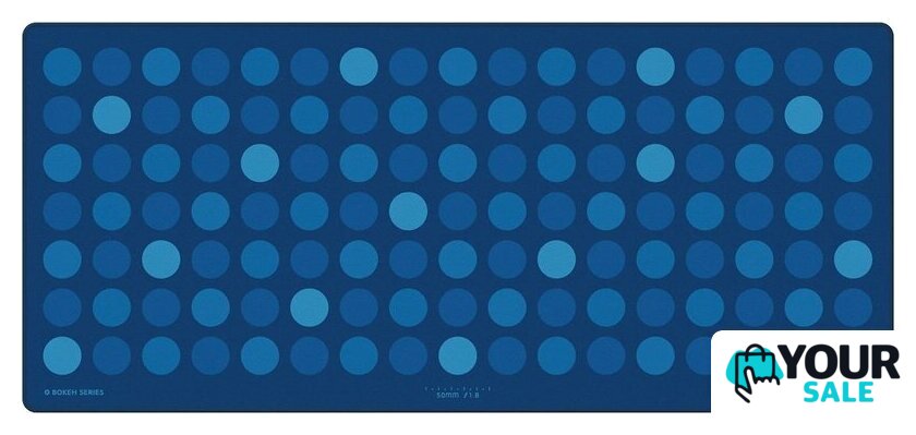 Коврик для стола NuPhy Bokeh Deskmat Mystic Indigo (синий) - Изображение №1 — Интернет-магазин Your Sale