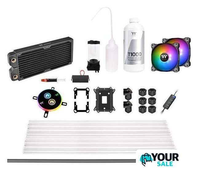 Система жидкостного охлаждения для процессора Thermaltake Pacific C240 DDC Hard Tube Water Cooling Kit CL-W242-CU12SW-A - Изображение №1 — Интернет-магазин Your Sale
