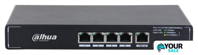 Неуправляемый коммутатор Dahua DH-SMG1005 - Изображение №1 — Интернет-магазин Your Sale