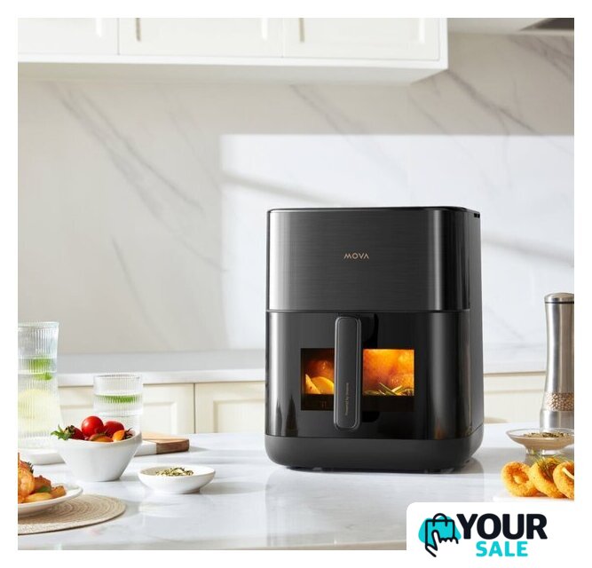 Аэрогриль (аэрофритюрница) Mova AeroChef FD10s Pro (черный) - Изображение №3 — Интернет-магазин Your Sale