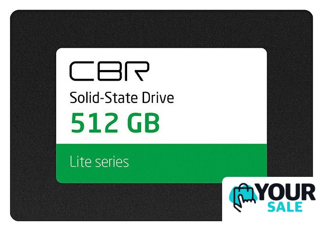 SSD CBR Lite 512GB SSD-512GB-2.5-LT22 - Изображение №1 — Интернет-магазин Your Sale