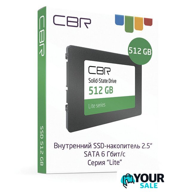 SSD CBR Lite 512GB SSD-512GB-2.5-LT22 - Изображение №2 — Интернет-магазин Your Sale