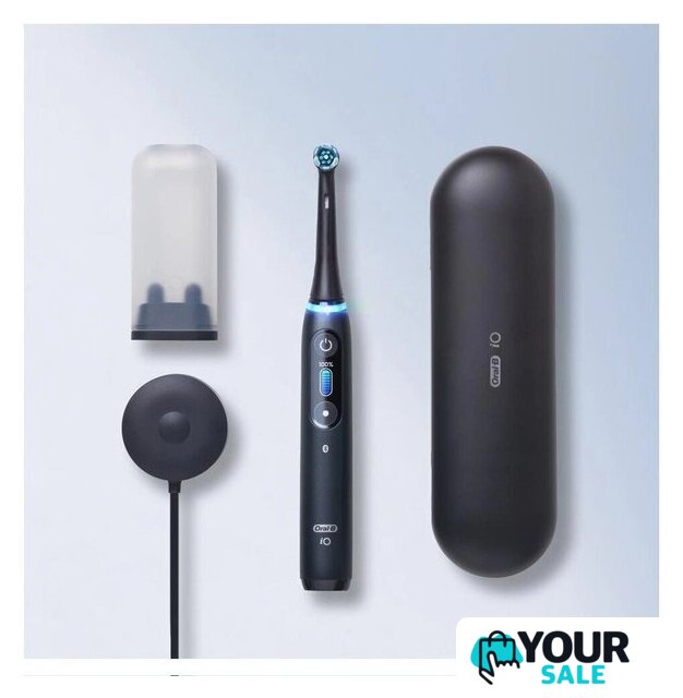 Комплект электрических зубных щеток Oral-B iO 9 DUO (черный оникс, розовый кварц) - Изображение №4 — Интернет-магазин Your Sale