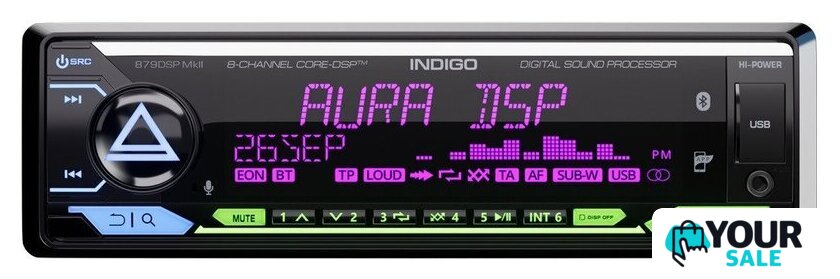 USB-магнитола Aura Indigo-879DSP MkII Hi-Power - Изображение №1 — Интернет-магазин Your Sale