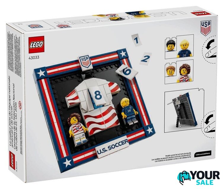 Конструктор LEGO Editions 43033 Футбольная форма национальной сборной США 2026 - Изображение №13 — Интернет-магазин Your Sale