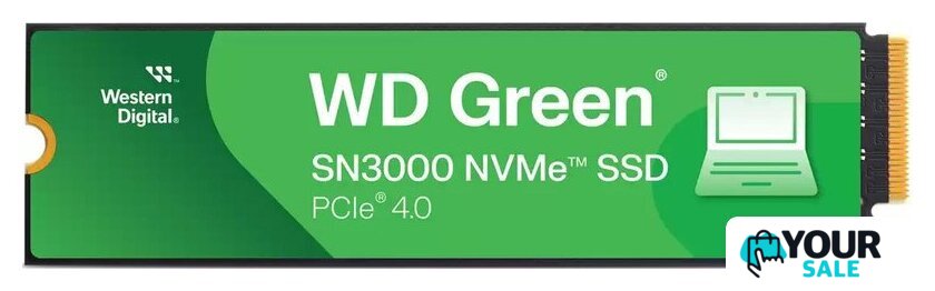 SSD WD Green SN3000 500GB WDS500G4G0E - Изображение №1 — Интернет-магазин Your Sale