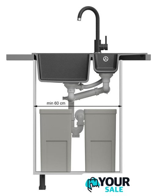 Кухонная мойка Quadron HCQP57850BEZP - Изображение №5 — Интернет-магазин Your Sale