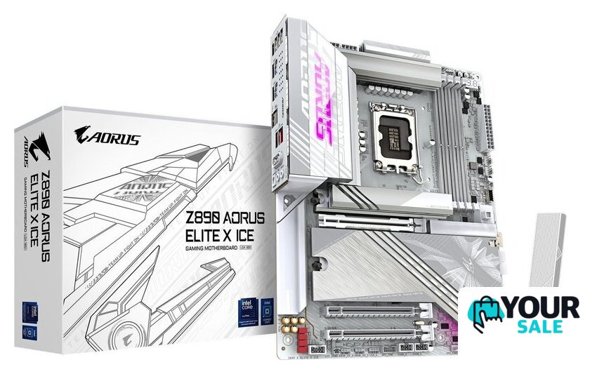 Материнская плата Gigabyte Z890 Aorus Elite X Ice - Изображение №6 — Интернет-магазин Your Sale