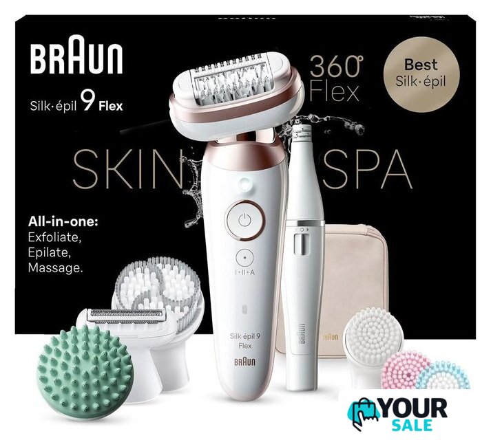 Эпилятор Braun Silk·epil 9 Flex 9-580 3D - Изображение №2 — Интернет-магазин Your Sale