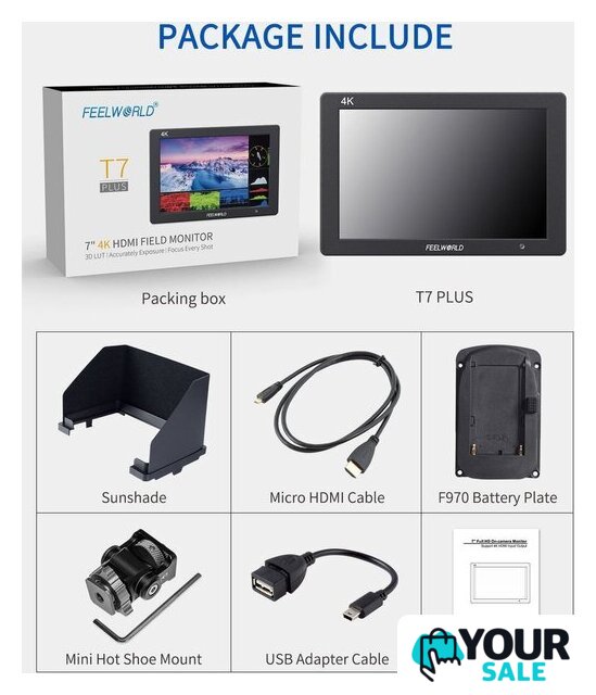 Накамерный монитор Feelworld T7 Plus 7